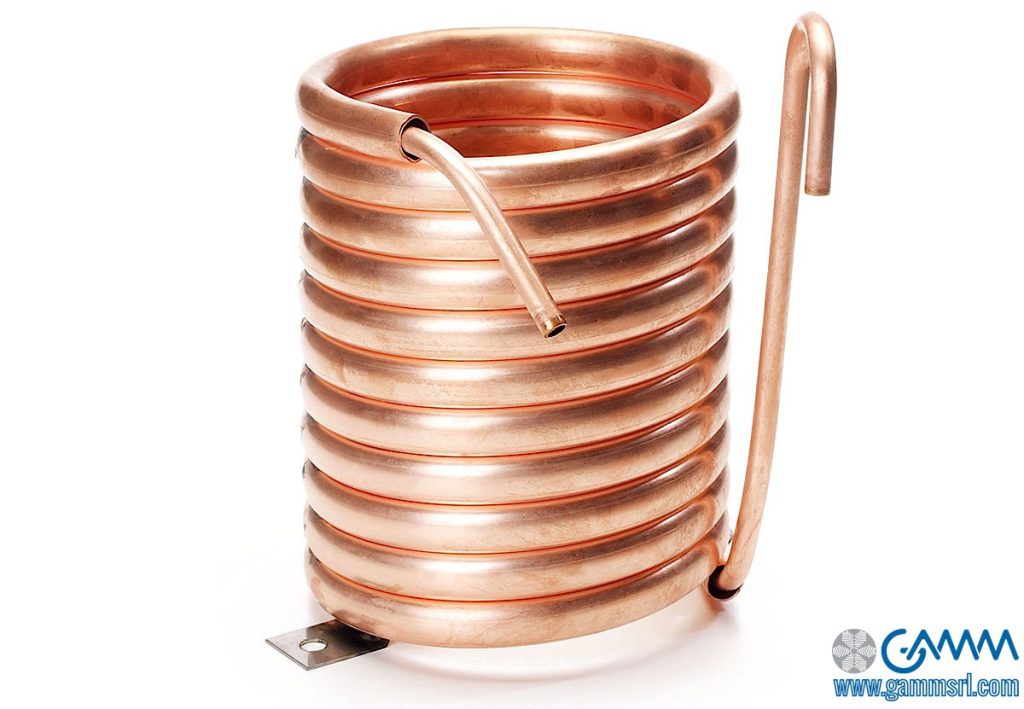 Cilindrical copper coil