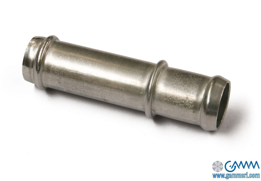 Aluminum tube with triple  forming