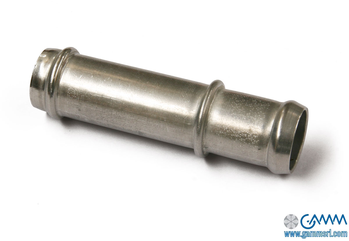 Aluminum tube with triple forming